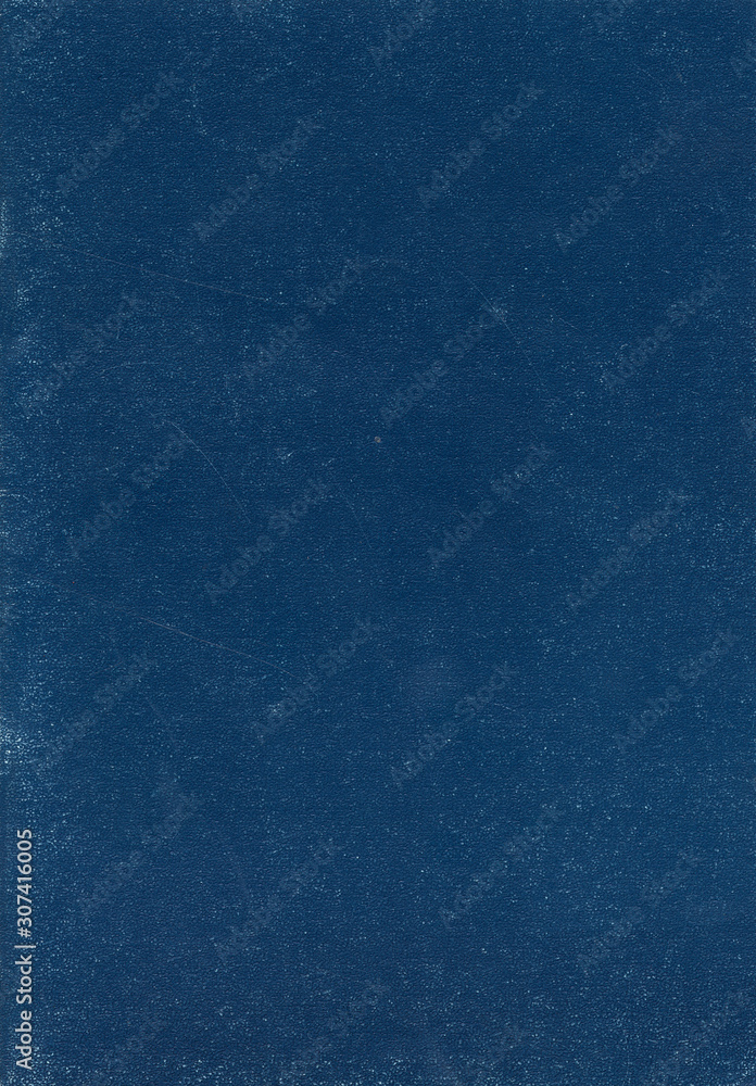 Old blue paper texture. Rough faded surface. Blank retro page. Empty place for text. Perfect for background and vintage style design.