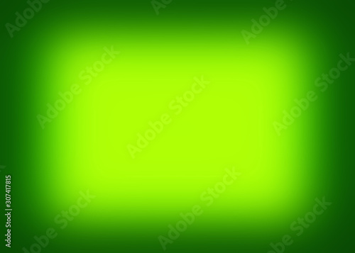 Green glowing frame background