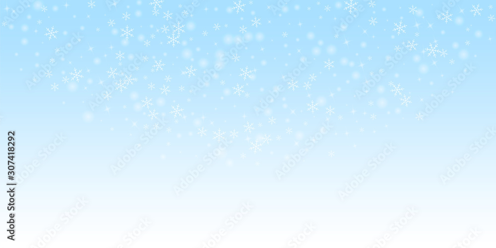 Sparse glowing snow Christmas background. Subtle f Sparse glowing snow Christmas background. Subtle f