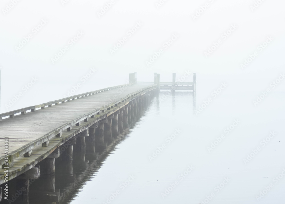 Pier into the Fog