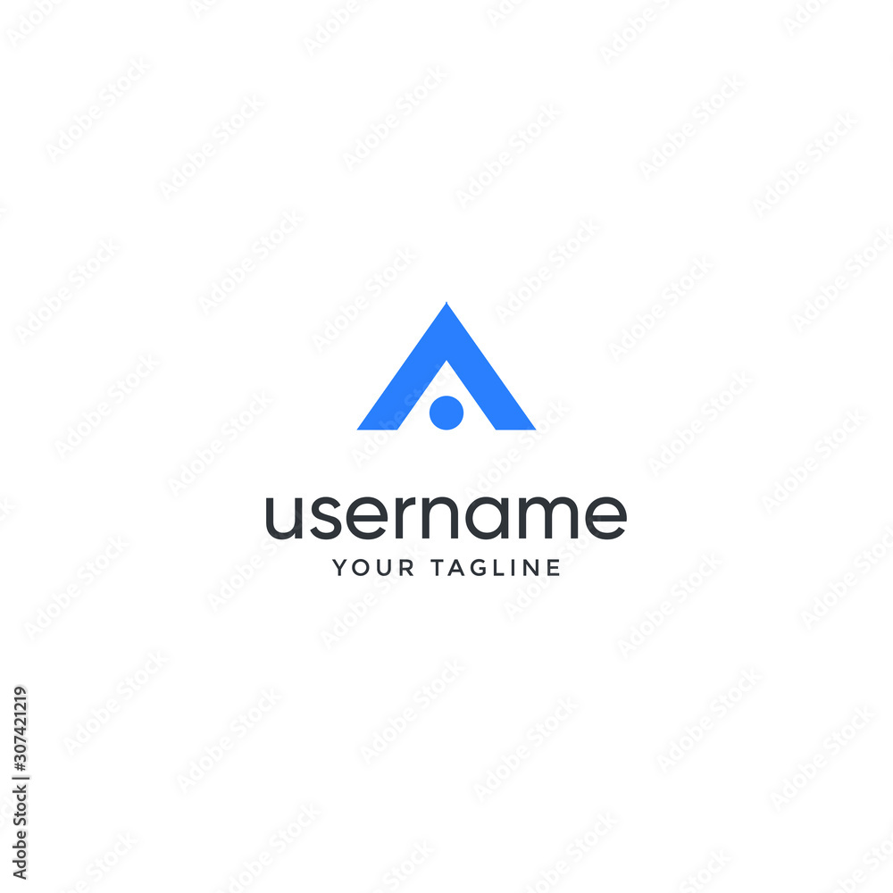 letter a logo template design letter a logo template design