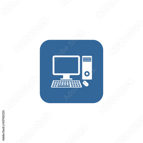 office equipment icon vector design symbol of computer