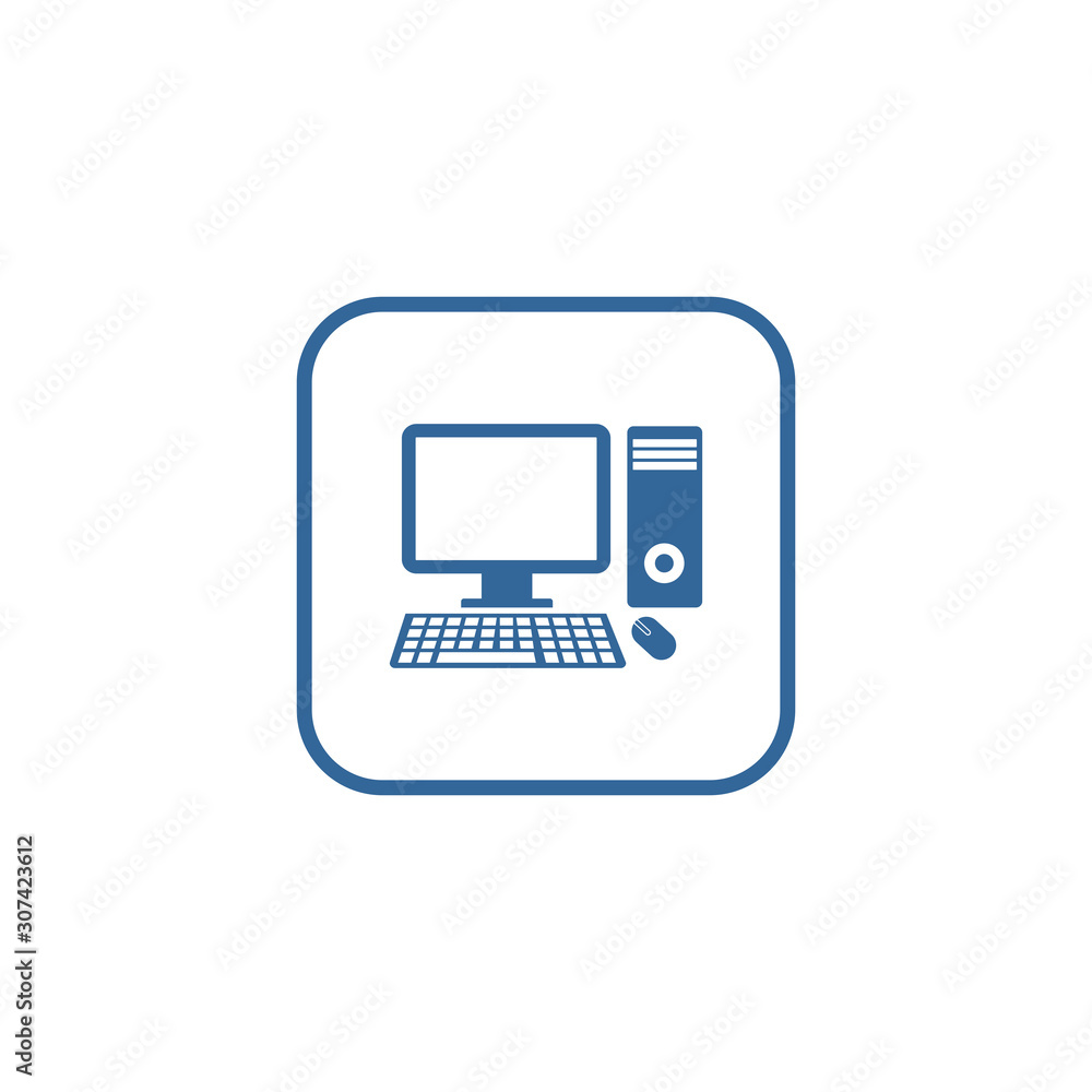 office equipment icon vector design symbol of computer office equipment icon vector design symbol of computer