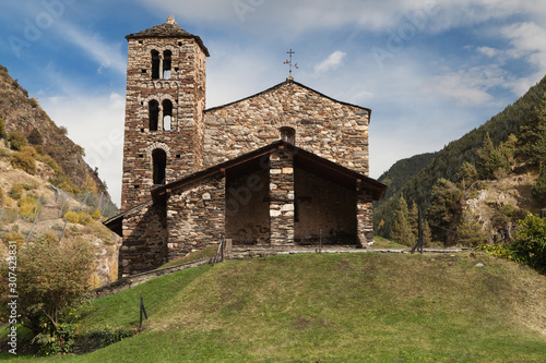 Church of Sant Joan de Caselles, Canillo, Andorra photo