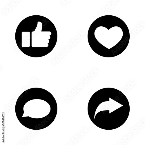 vector icon for social networks