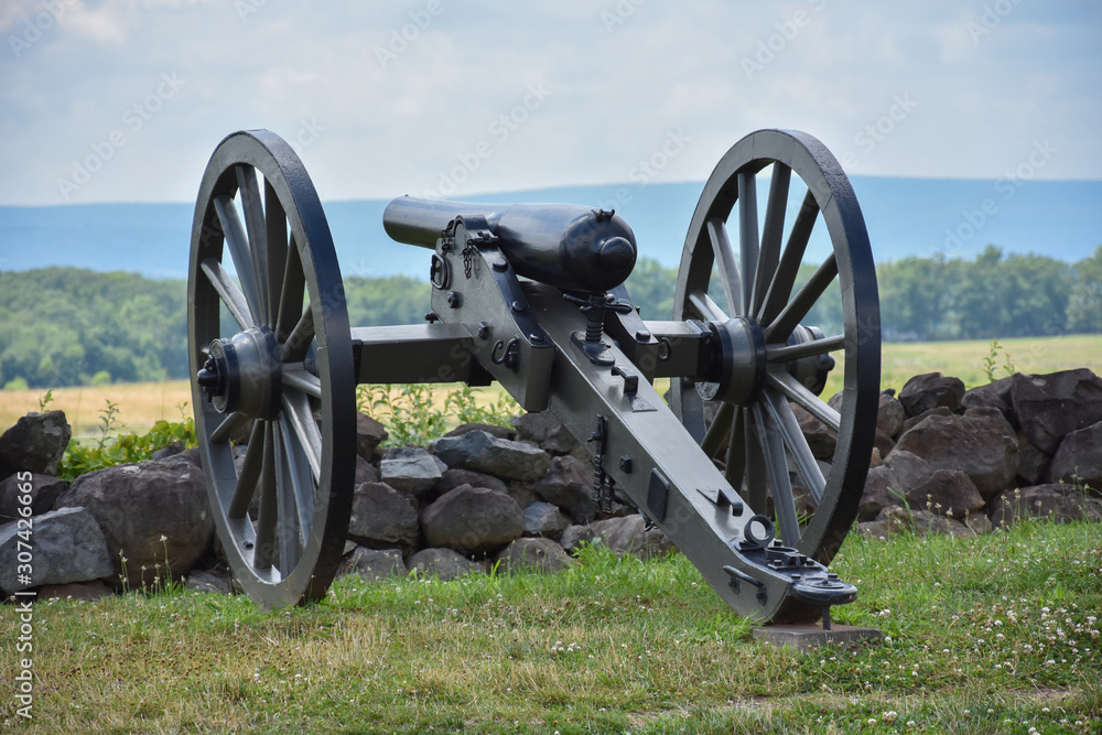 Cannon in Gettysburg