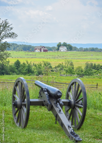 Cannon at the Triangle , Gettysburg, Pennsylvania