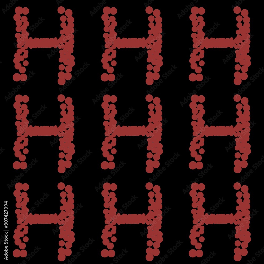 seamless background letters array - H seamless background letters array - H