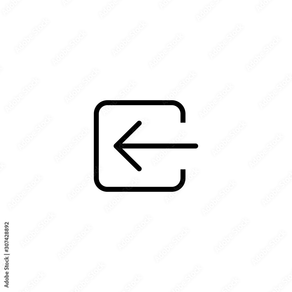Login Icon in trendy flat style isolated on white background. Entry and input, authorization symbol. Approach symbol for your web site design, logo, app, UI. Vector illustration, EPS10. Login Icon in trendy flat style isolated on white background. Entry and input, authorization symbol. Approach symbol for your web site design, logo, app, UI. Vector illustration, EPS10.