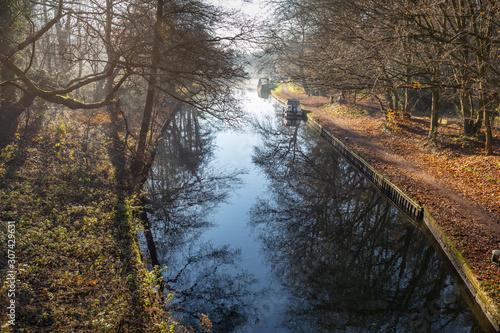 The Grand Union Canal at Watford, UK