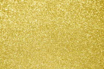 Abstract gold glitter sparkle bokeh light background