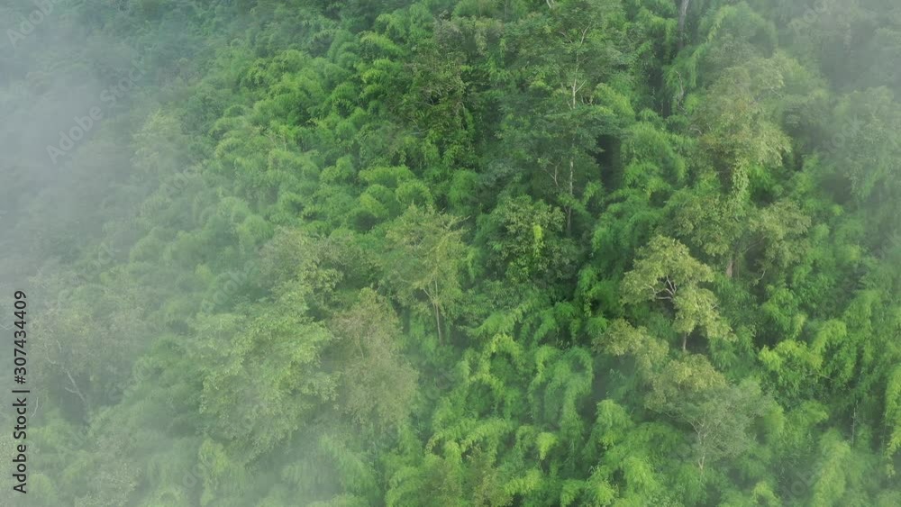 Aerial view of mountains and river Nong Khiaw. North Laos. Southeast Asia. Photo made by drone from above. Bird eye view. Aerial view of mountains and river Nong Khiaw. North Laos. Southeast Asia. Photo made by drone from above. Bird eye view.