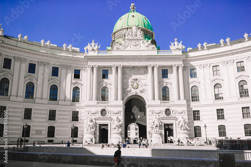 Canvas Print Alte Hofburg in Vienna city at Austria.