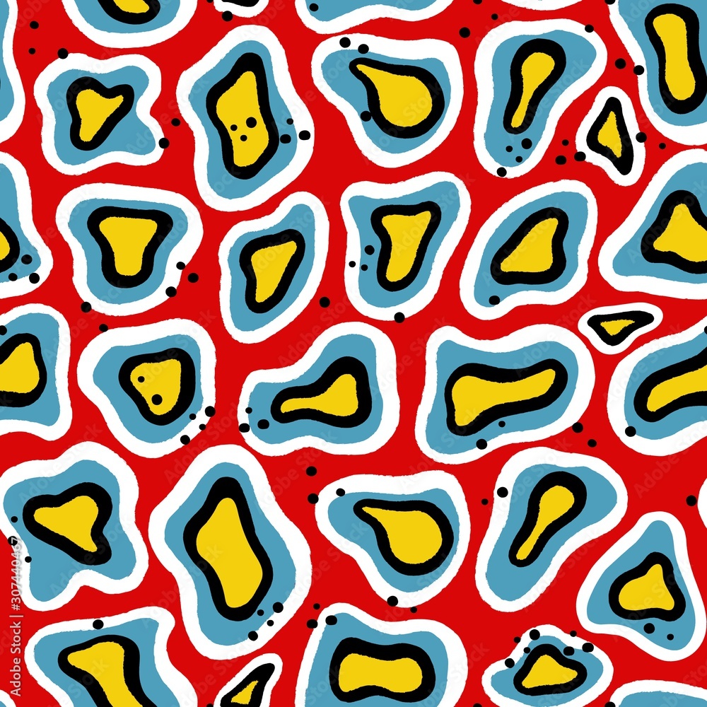 Hand drawn abstract vector seamless pattern. Great for fabric, textile, wrapping paper. Vector Illustration. Hand drawn abstract vector seamless pattern. Great for fabric, textile, wrapping paper. Vector Illustration.