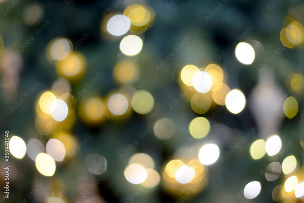Blurry New Year and Christmas lights and Christmas toys Blurry New Year and Christmas lights and Christmas toys