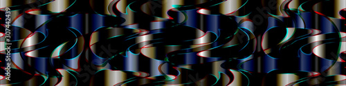 Photography Digital art, panoramic abstract 3D objects, Germany