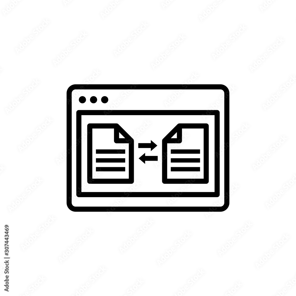 Media Player Vector illustration. Seo & Web design element Line Icon. Media Player Vector illustration. Seo & Web design element Line Icon.