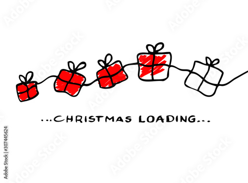 Christmas loading und Geschenke