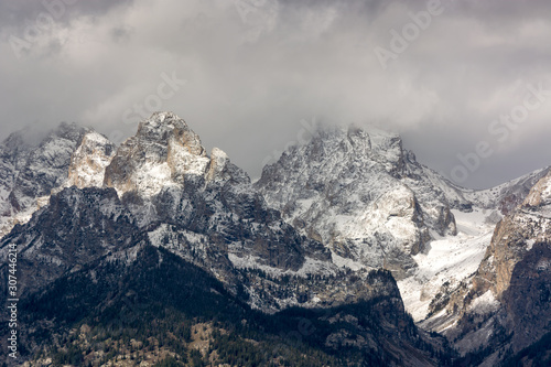 Scenic view of the Grand Teton National Park