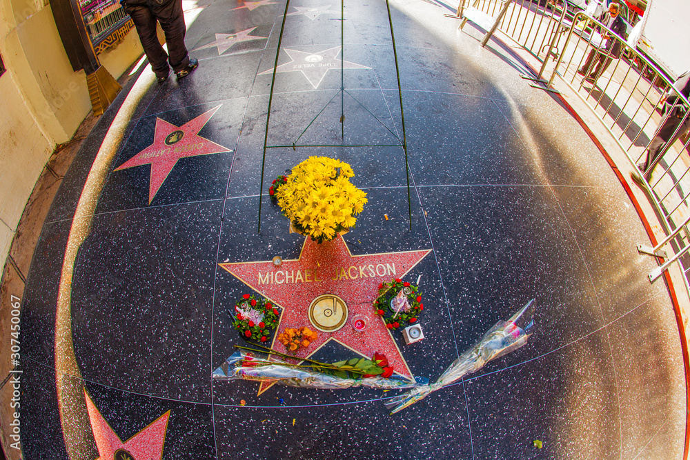 LOS ANGELES - JUNE 26: Michael Jackson's star on the Hollywood Walk of ...