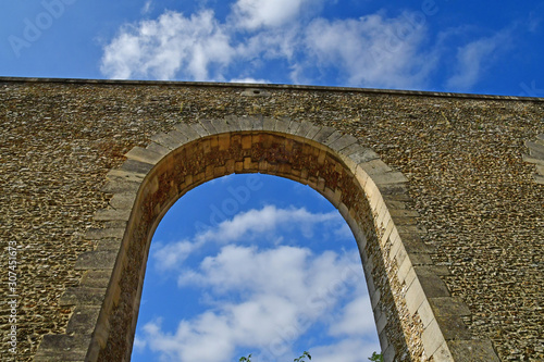 Louveciennes; France - september 9 2019 : aqueduct photo