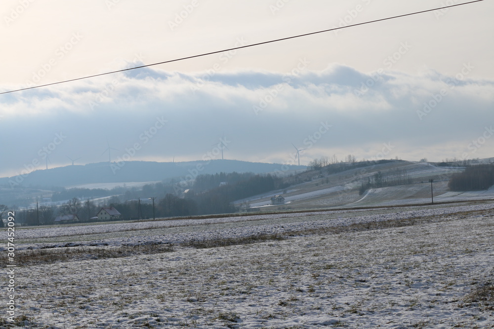 Fototapeta premium winterlandschaft