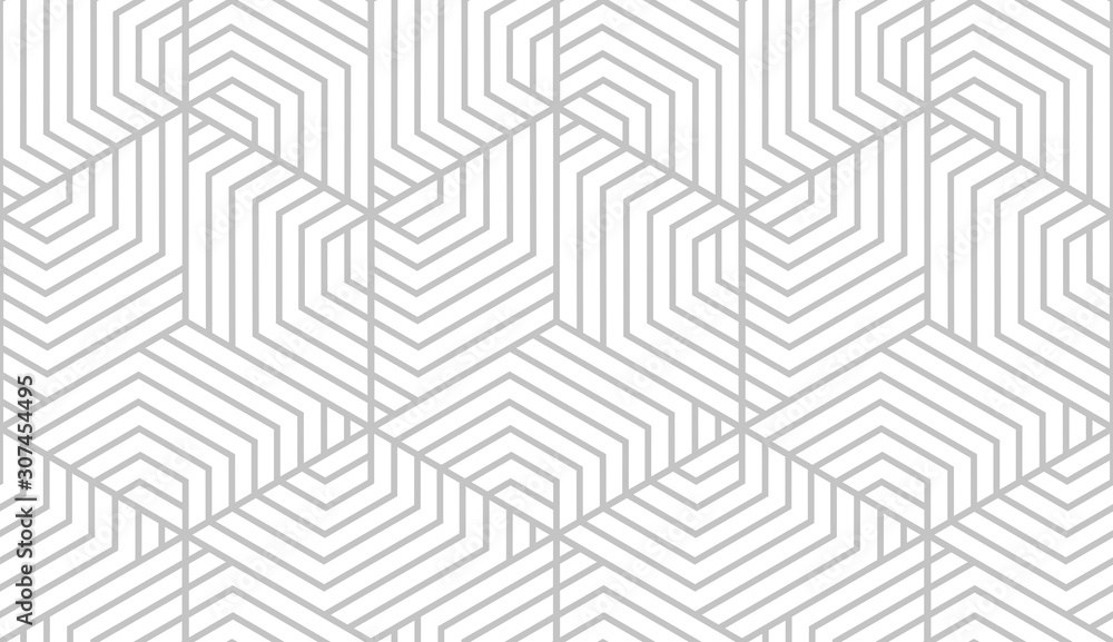 Abstract geometric pattern with stripes, lines. Seamless vector background. White and grey ornament. Simple lattice graphic design. Abstract geometric pattern with stripes, lines. Seamless vector background. White and grey ornament. Simple lattice graphic design.