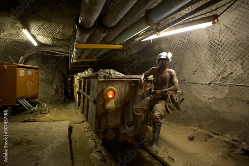 Goldmine workers, Gauteng, South Africa