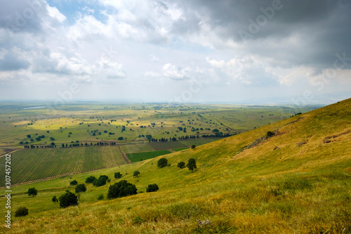 View from Mount Shifon (Har Shifon), Central Golan Heights