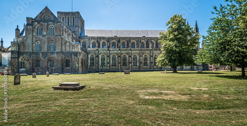 Summertime at Winchester Cathedral photo