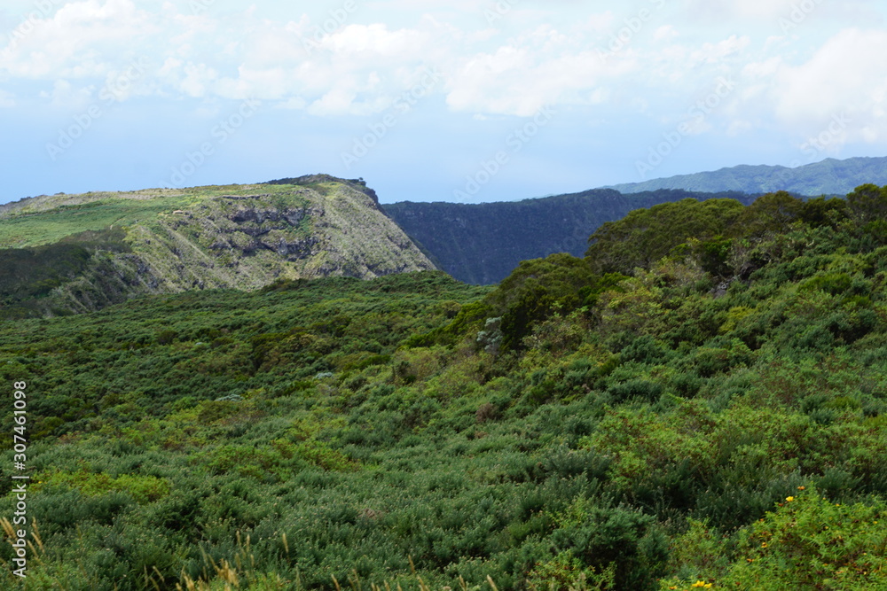 Fototapeta premium la réunion nationalpark cirque de mafate in frankreich