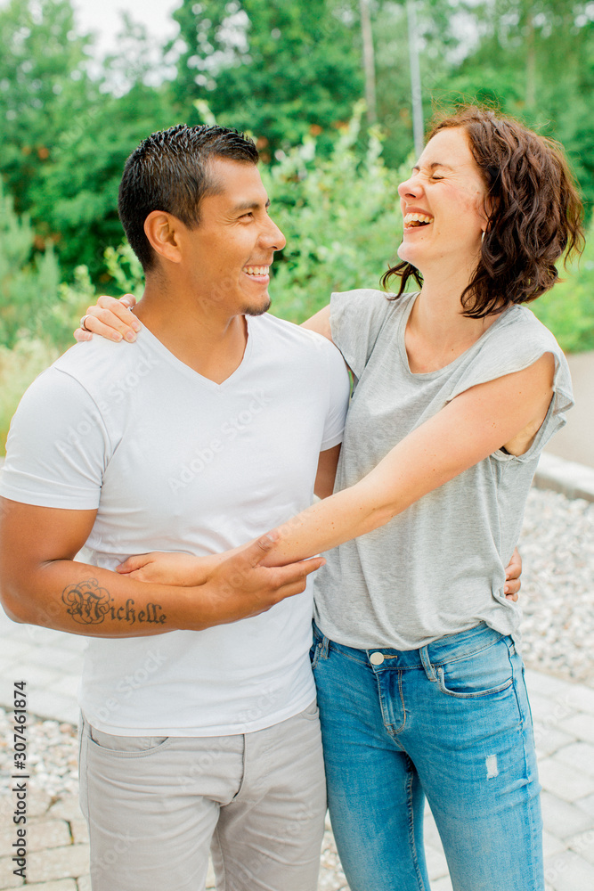 Couple laughing Couple laughing