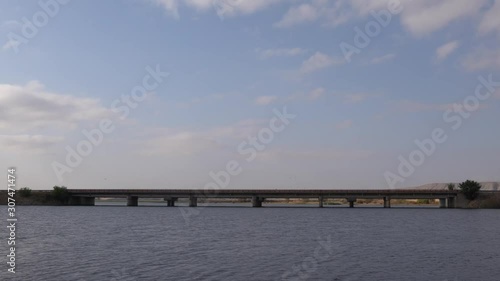 Concrete bridge on Kizilirmak River, Kirikkale, Turkey	 photo