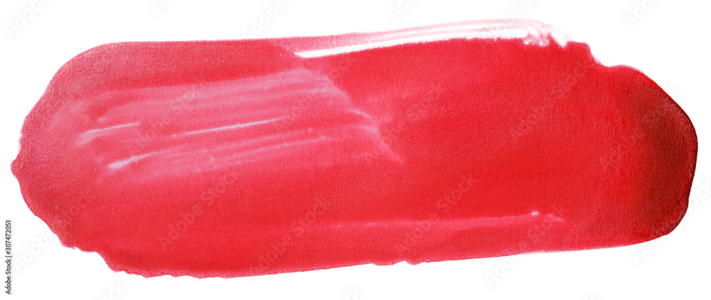 red stain watercolor background on a white background with a texture of dripped paint