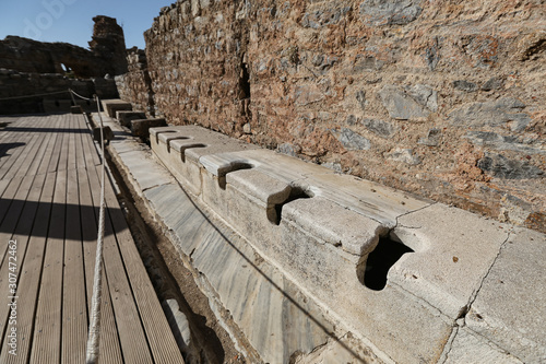 Public Toilets of Ephesus Ancient City, Izmir, Turkey