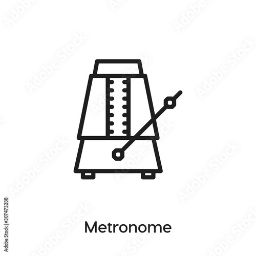 metronome icon vector sign symbol