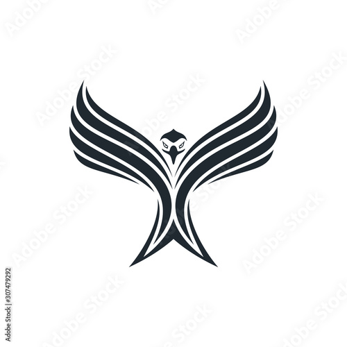 Eagle striped icon