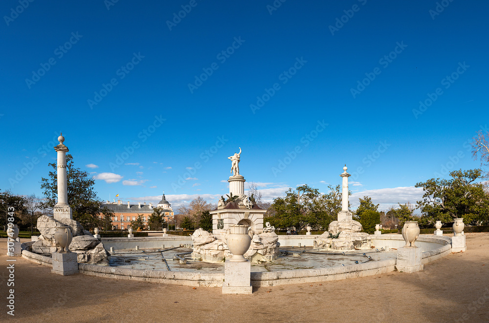 Aranjuez,Spain,1,2018; The Royal Palace of Aranjuez is one of the residences of the Spanish royal family.