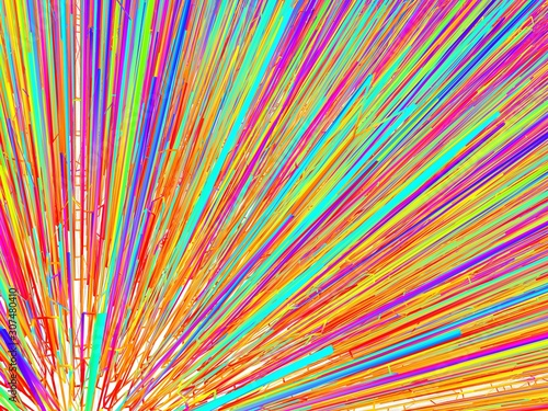 Rainbow Gradient Lines photo