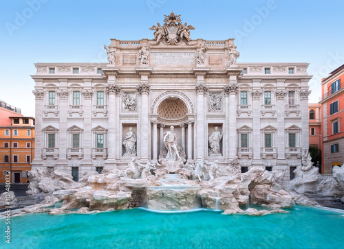 Obraz na plátně Trevi Fountain, the façade