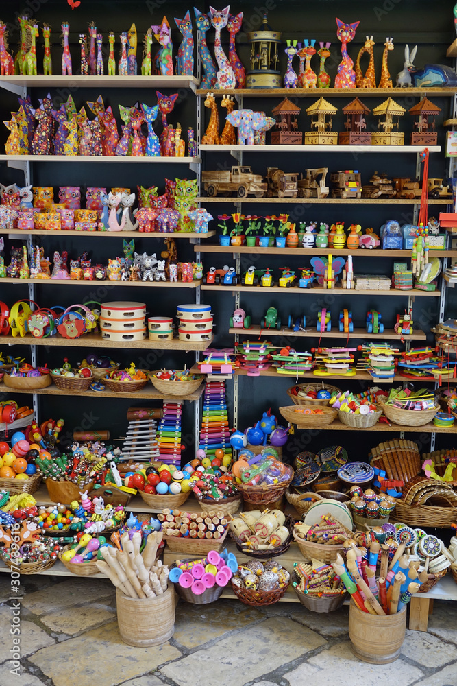 Fototapeta premium Geschäft in Korfu-Stadt