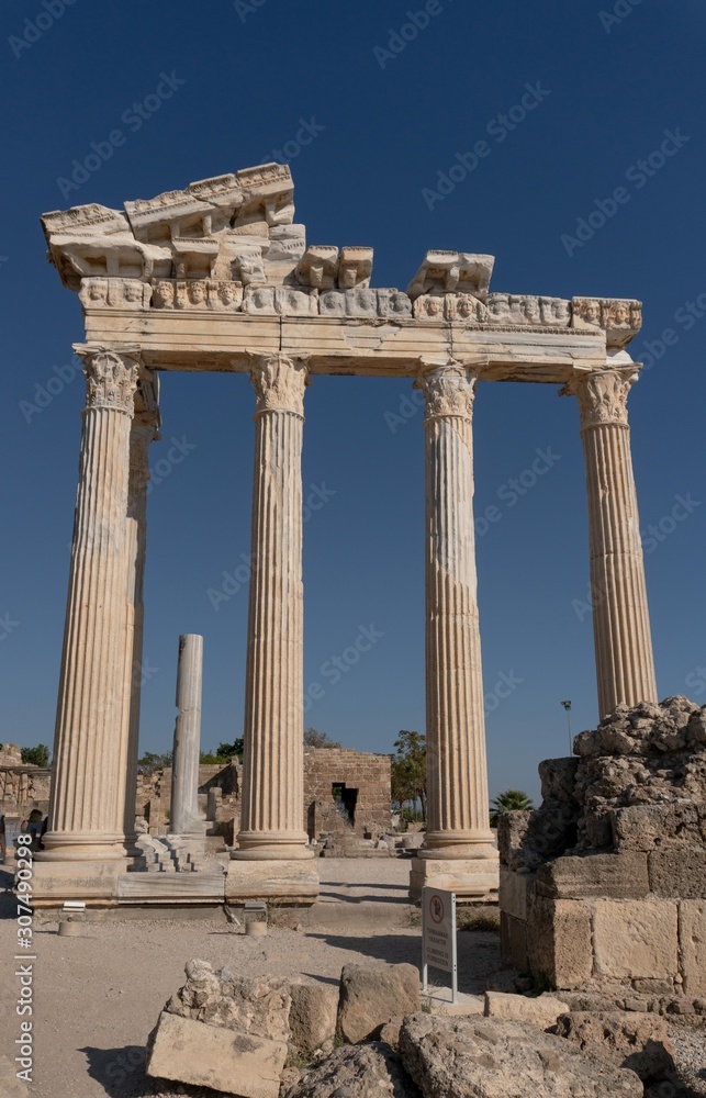 Ruins of the Temple of Apollo in Antalya/Side
