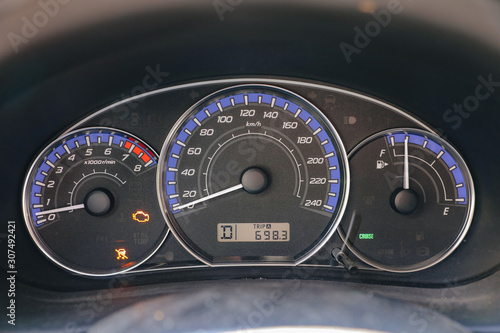 Multiple error light flashing in  Car Dashboard including Engine, Cruise and Anti slip components.
