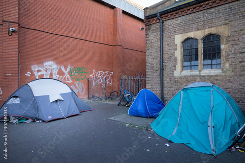 people living in tents on the street in Brighton in the 5th richest country in the world