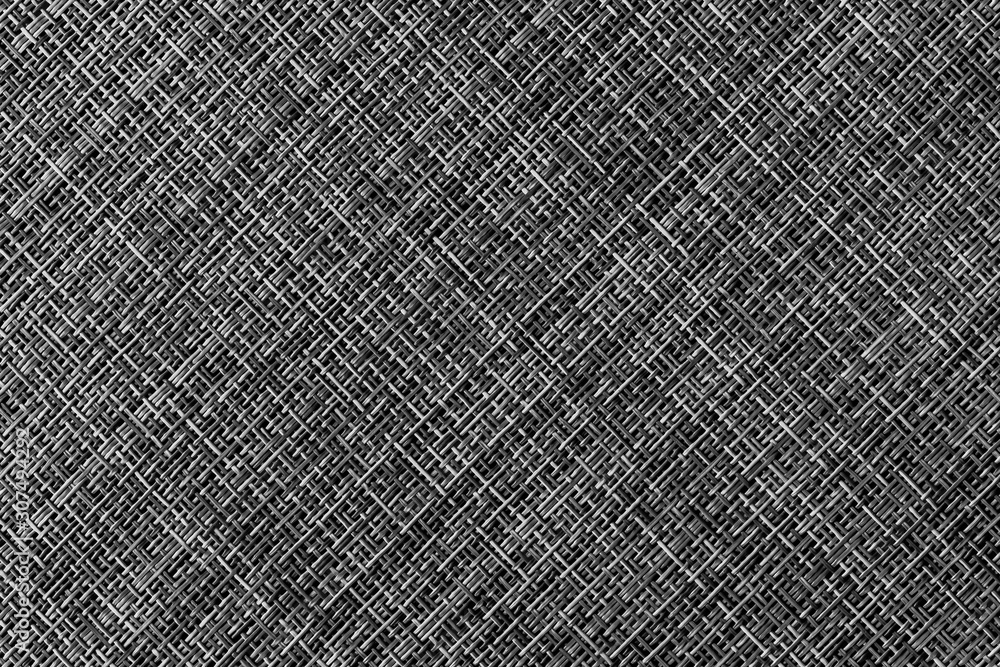 Fototapeta premium black and white fabric background with a place for an inscription