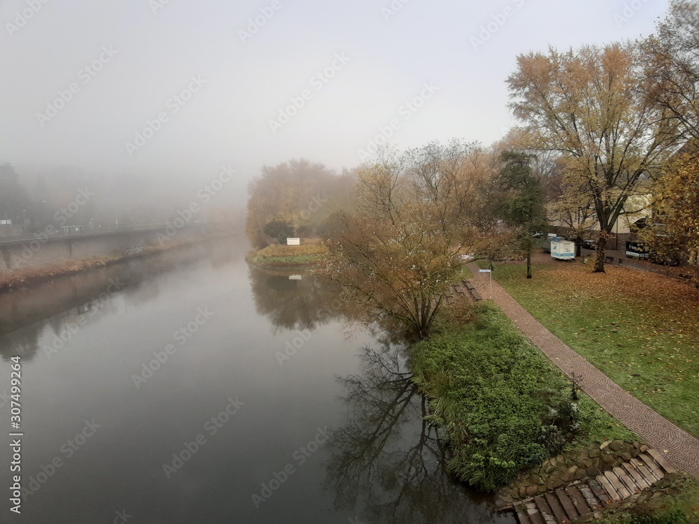 river in fog river in fog