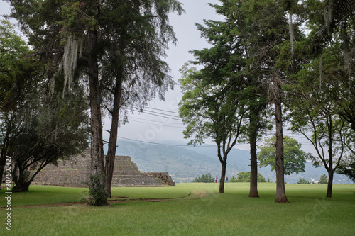 Zona arqueologica de Tzintzunzan en Michoacan.