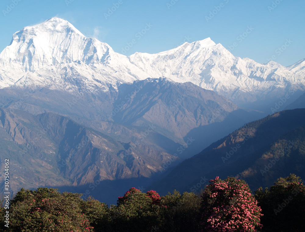 Beautiful nature. Fairy scenery. Aerial view of Himalayan mountains of Nepal. Beautiful nature. Fairy scenery. Aerial view of Himalayan mountains of Nepal.