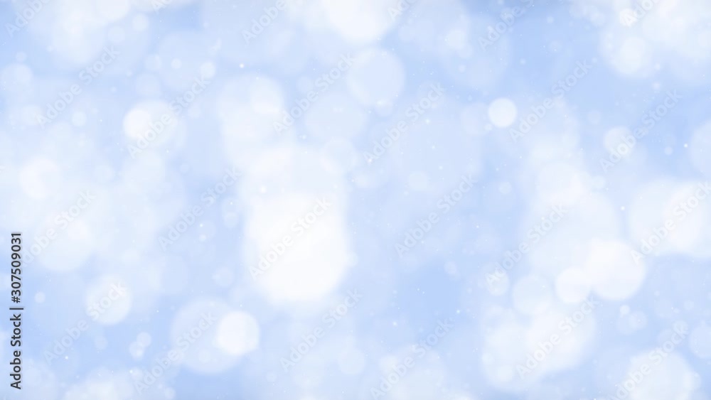 Beautiful blue colored blurry circle bokeh motion background. Christmas and New Year copy space decoration animation. Beautiful blue colored blurry circle bokeh motion background. Christmas and New Year copy space decoration animation.