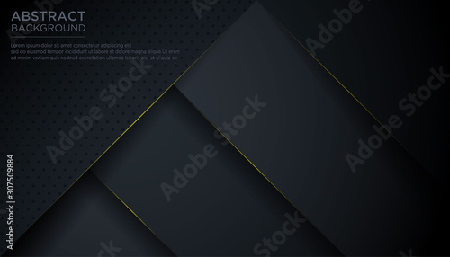 Modern Abstract Black Triangle Background
